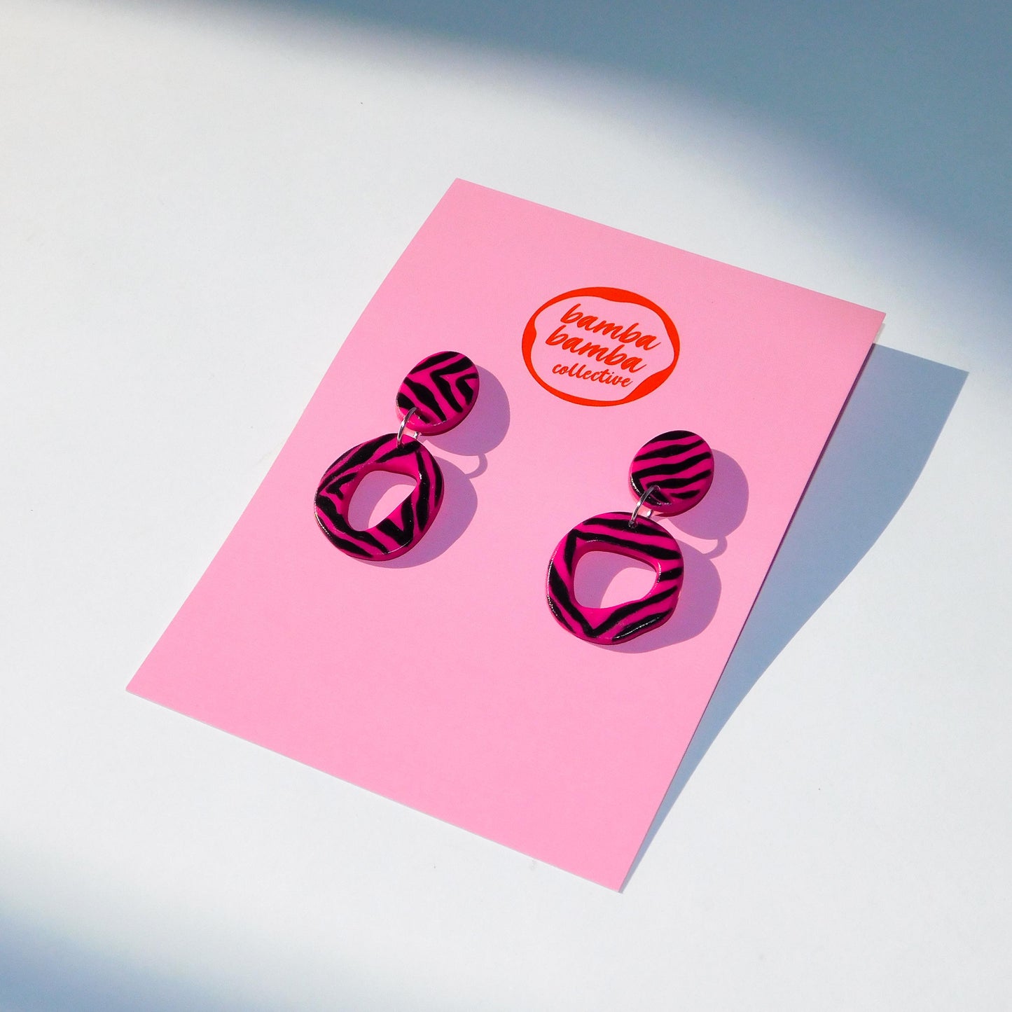 Hand Painted Gloria Mini Dangle Earrings