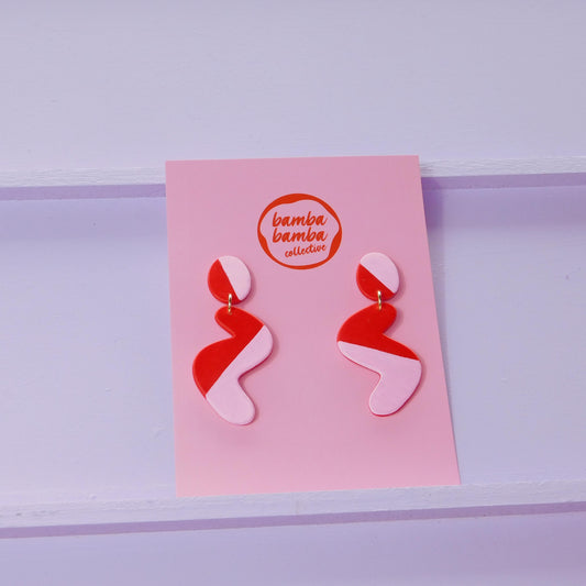 Hand-Painted Dangle Earrings