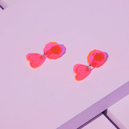 Bamba Bambita Dangles Neon Pink - Bamba Bamba Collective